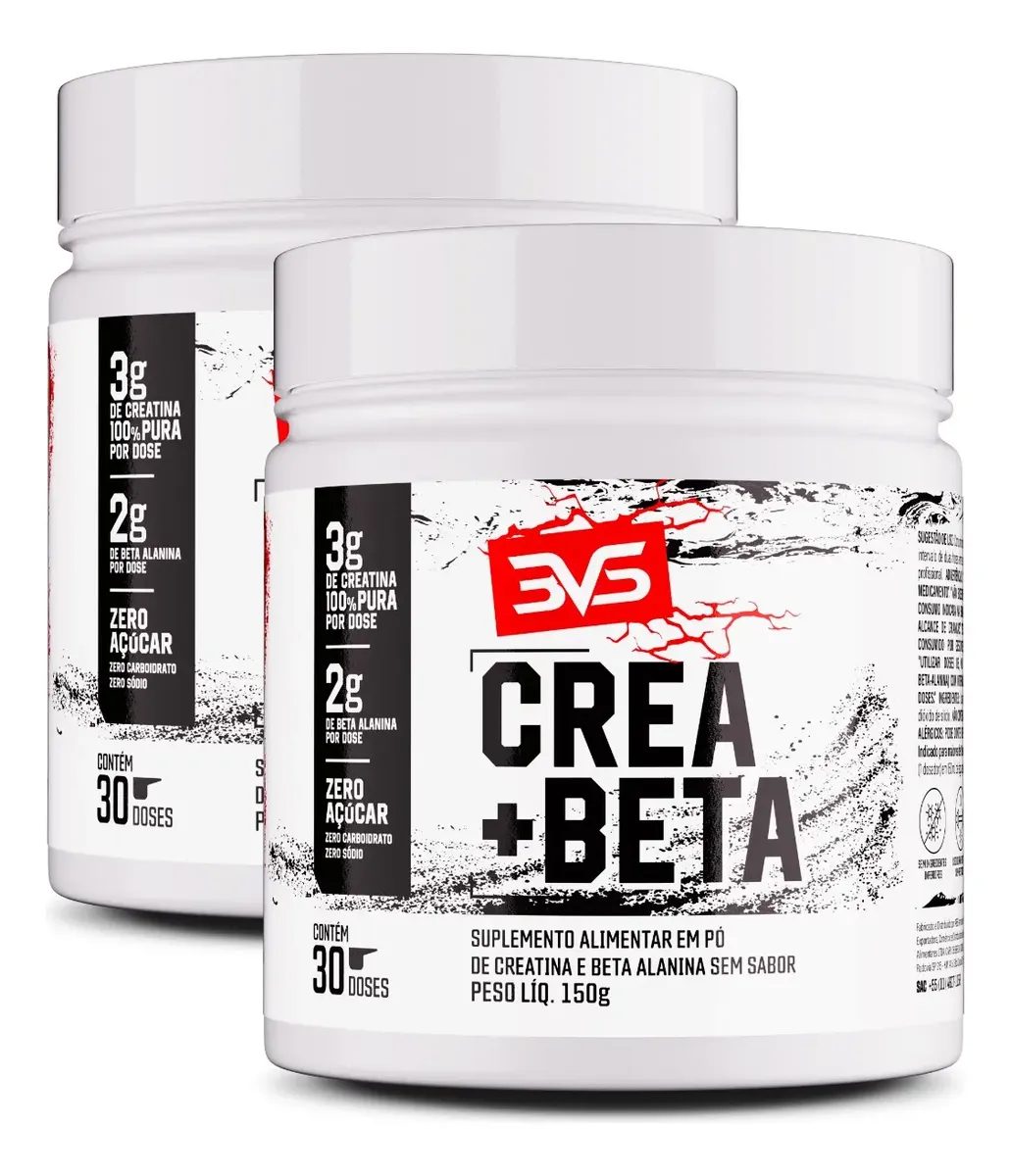 2 Unidades Da Creatina + Beta Alanina