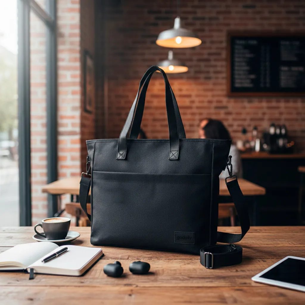 Bolsa Tote Bloom Godaily Leve Moderna Feminina Preto