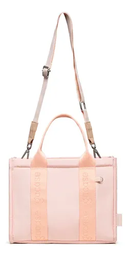 Bolsa Tote Pop Gocase Compacta Com Zíper E Alça Rosa