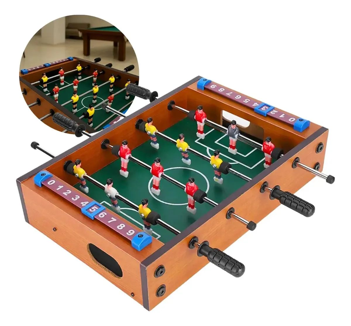 Brinquedo Mini Mesa De Pebolim