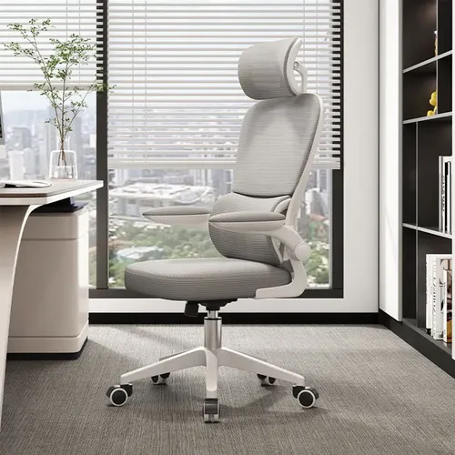 Conforto e suporte pra longas jornadas de trabalho. 💺
