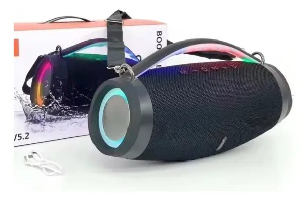 Caixa de Som Boombox Portátil Bluetooth