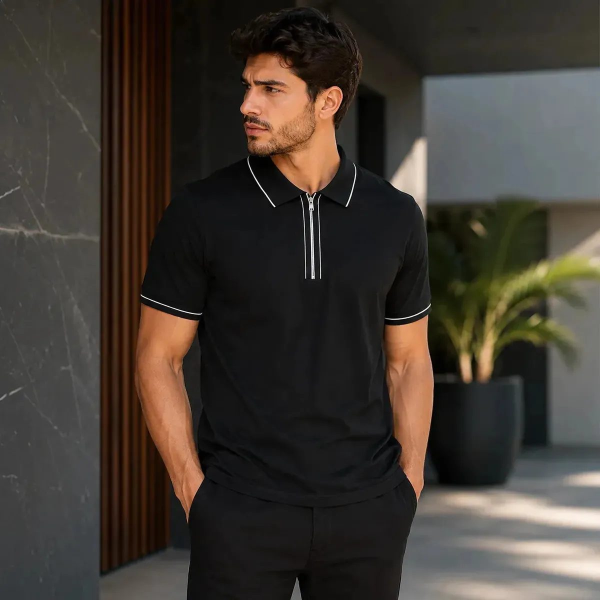Camisa Polo Masculina Tecnológica