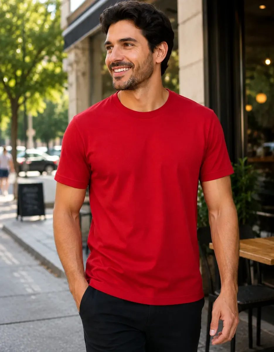 Camiseta Masculina Slim Premium
