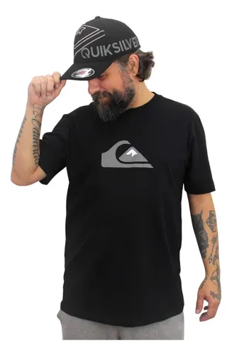 Camiseta Masculina Quiksilver Comp Logo Básica