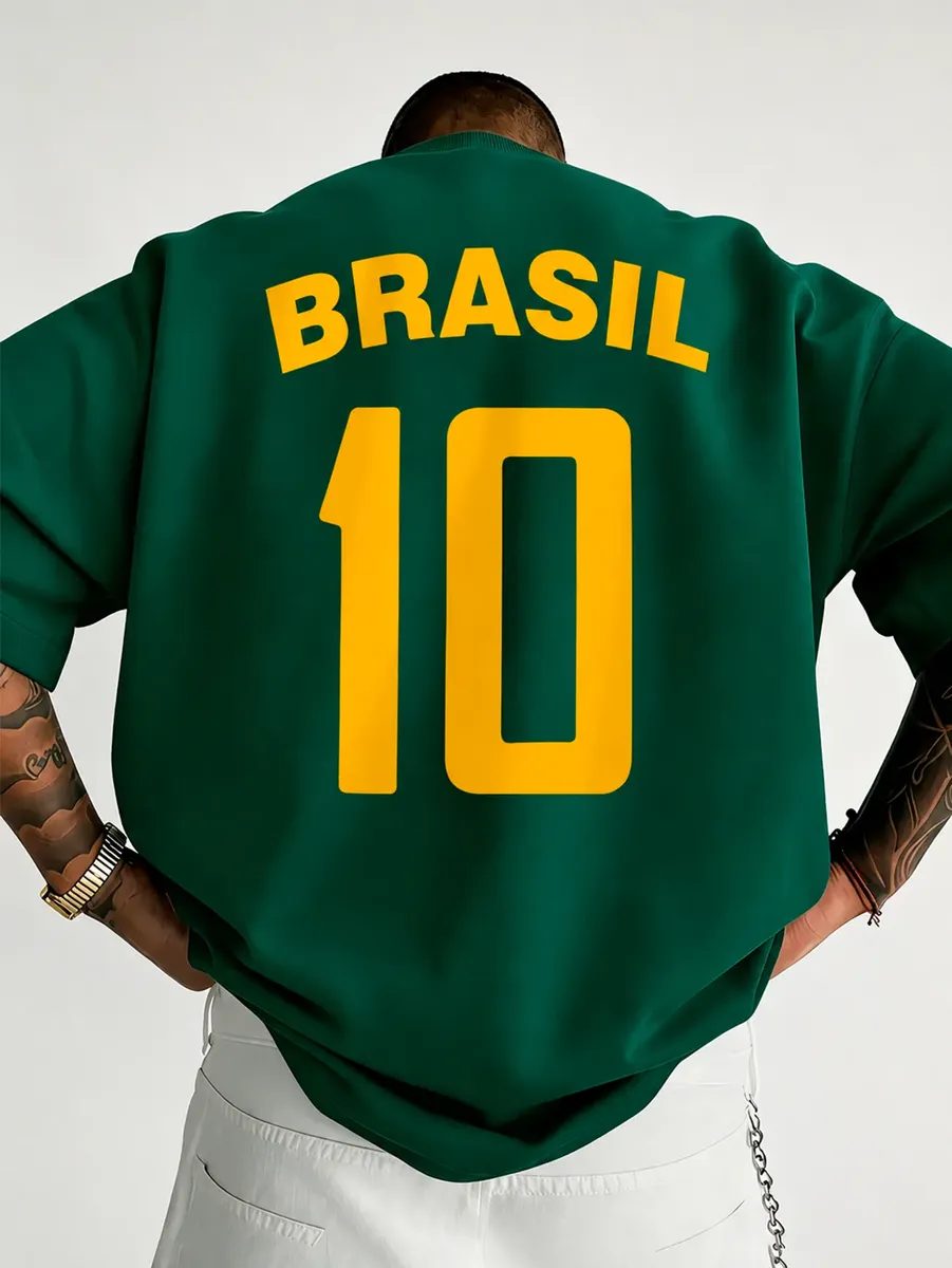 Camiseta Oversized Brasil 2026