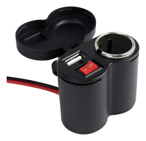 Carregador De Celular Para Moto Usb Tomada Guidão