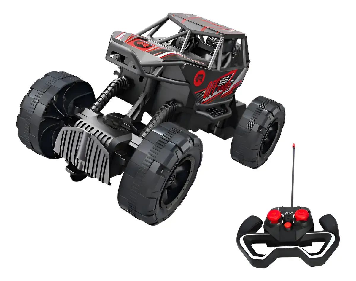 Carrinho De Controle Remoto Infantil Off-road Verm Maxi Toys