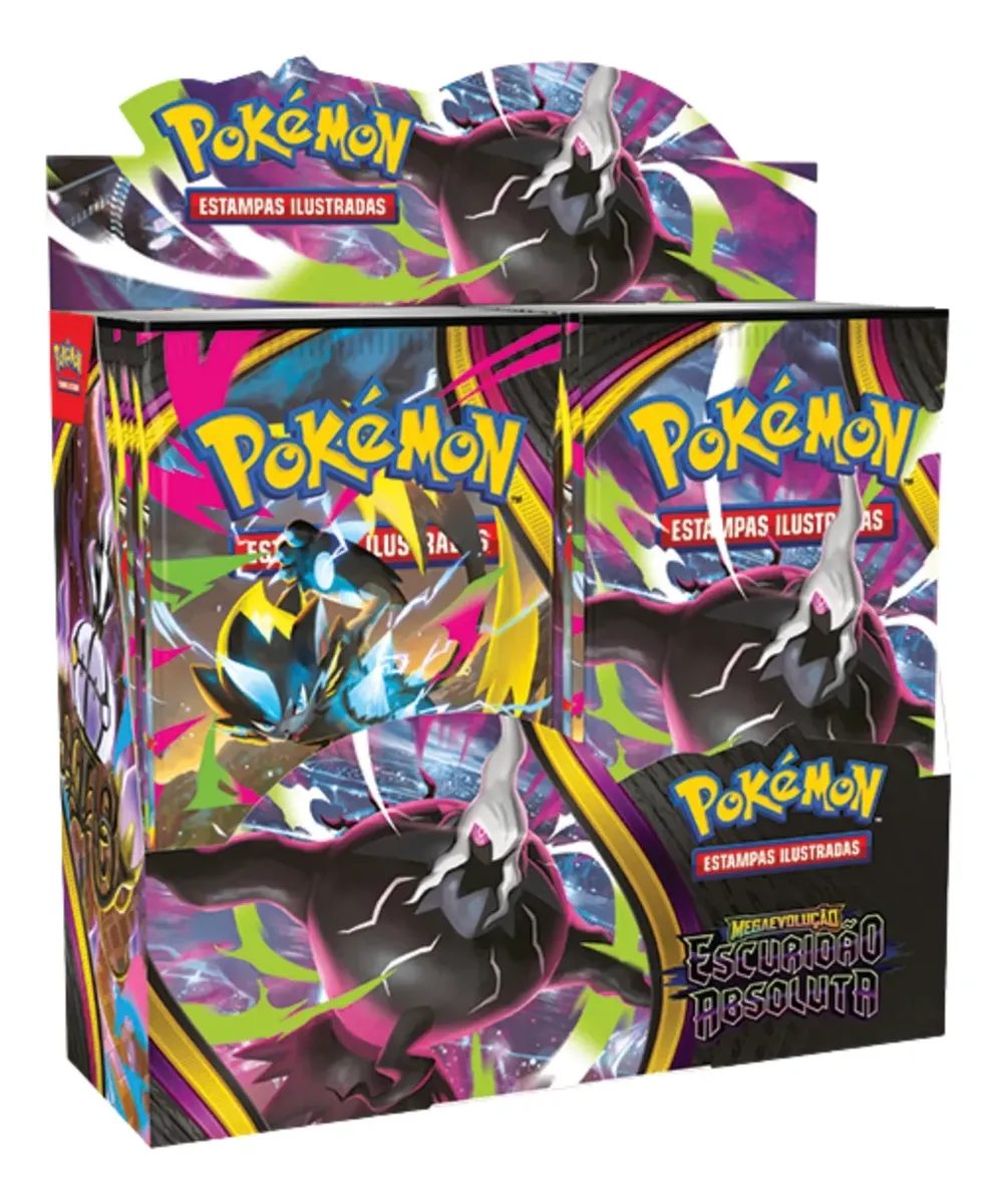 Cartas Pokémon Booster Escuridão Absoluta 144 Cards Copag