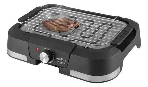 Churrasqueira Elétrica Britânia Bcq10a 1500w Compacta 127v