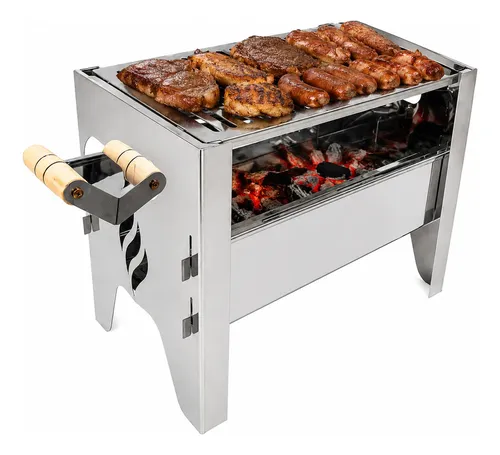 Churrasqueira Portátil De Inox