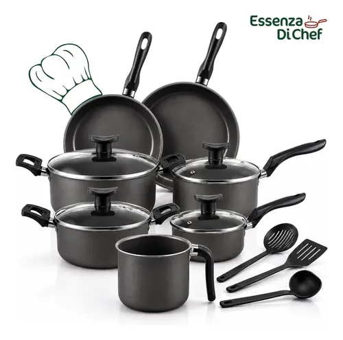 Conjunto Panelas Antiaderente 10 Peças Teflon