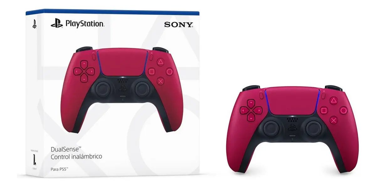 Controle Sem Fio Dualsense Ps5 - Cosmic Red