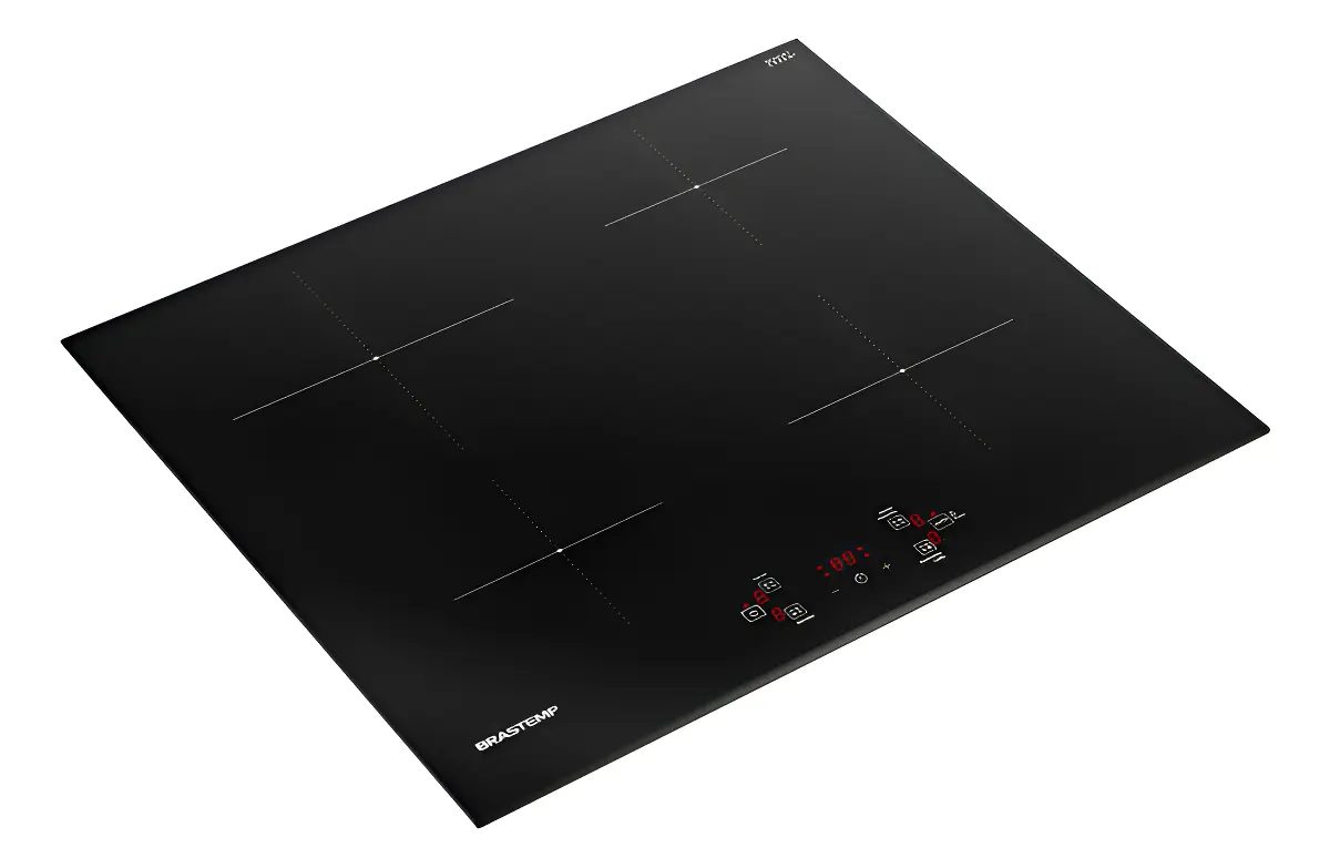 Cooktop 4 Bocas Indução Brastemp Bdj60be Powerbooster