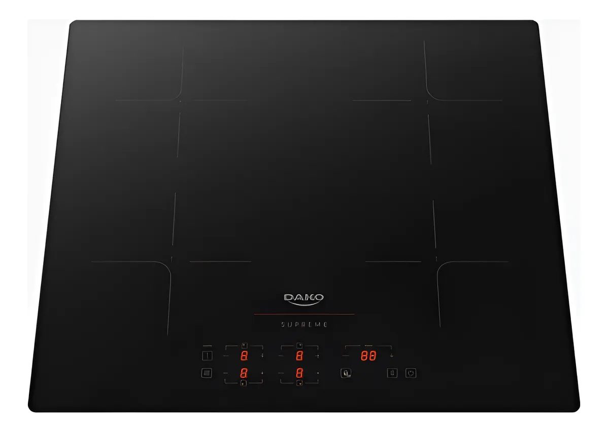 Cooktop De Indução 4 Zonas Dako Supreme 7200w Preto 220v