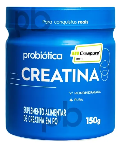 Creatina Monohidratada Creapure Probiótica 150g