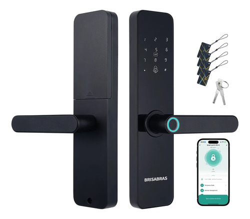 ✅ Fechadura Digital Biométrica Tuya Smart