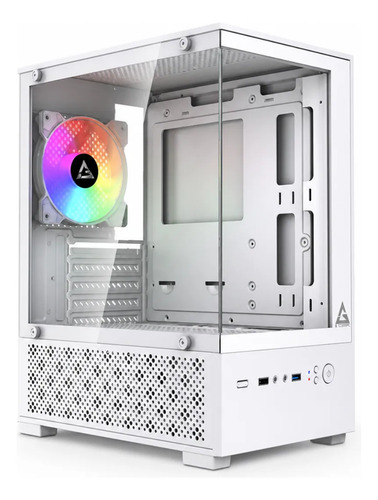 🔥 Gabinete Gamer Gstorm Sentinel Vidro Temperado Usb 3.0 Branco