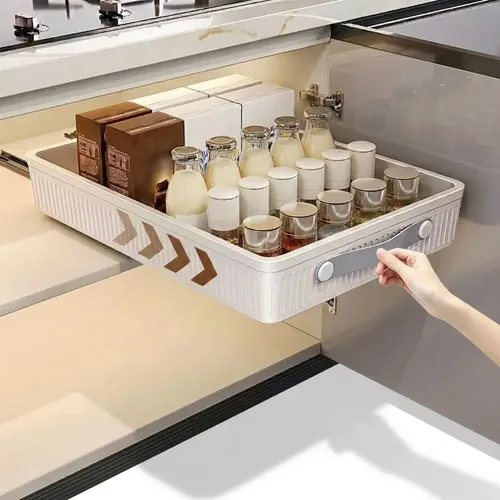 Cozinha organizada em minutos, sem furar parede. 🔧