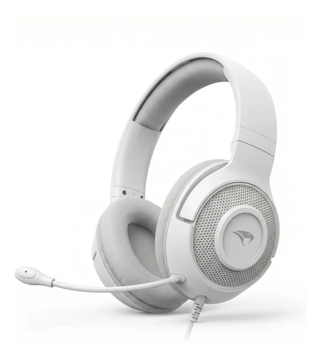 Headset Com Fio Viper Pro Creative Branco Vo401 Com Microfone Para Escritório Branco
