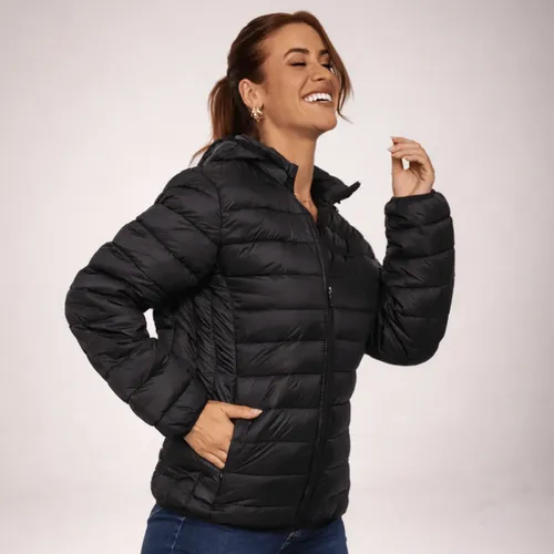 Jaqueta Bobojaco Puffer Impermeável Capuz