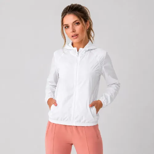 Jaqueta Feminina Iz Corta Vento Ultra Leve Com Capuz