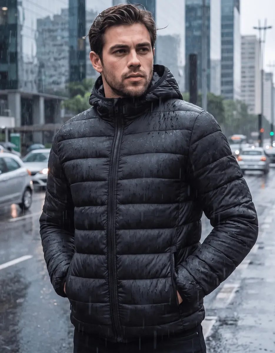 Jaqueta Puffer Bobojaco Corta Vento