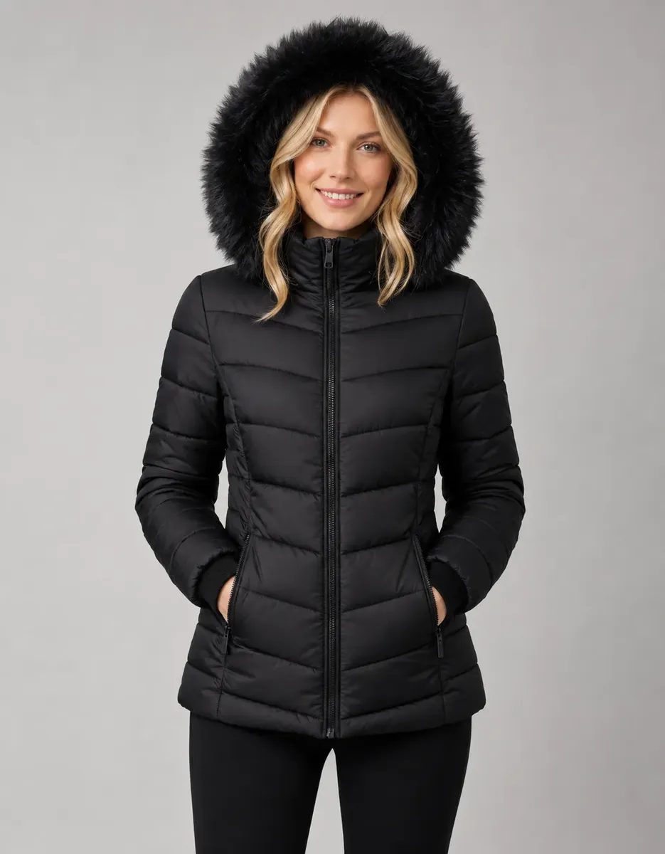 Jaqueta Bobojaco Feminina Puffer Impermeável Inverno Térmica
