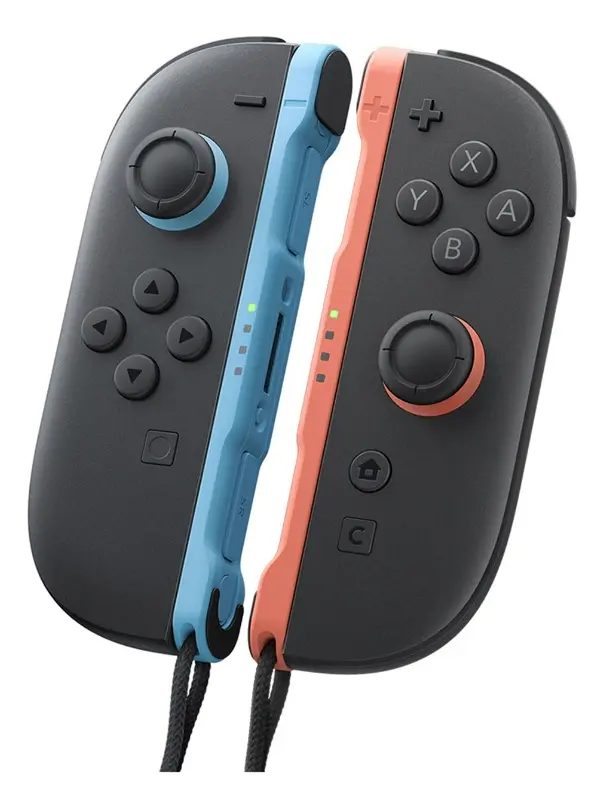 Joy-con 2 Switch 2 Azul Claro Vermelho Claro