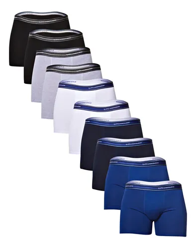 Kit 10 Cuecas Boxer Lupo Cueca Box Algodão Masculina Atacado