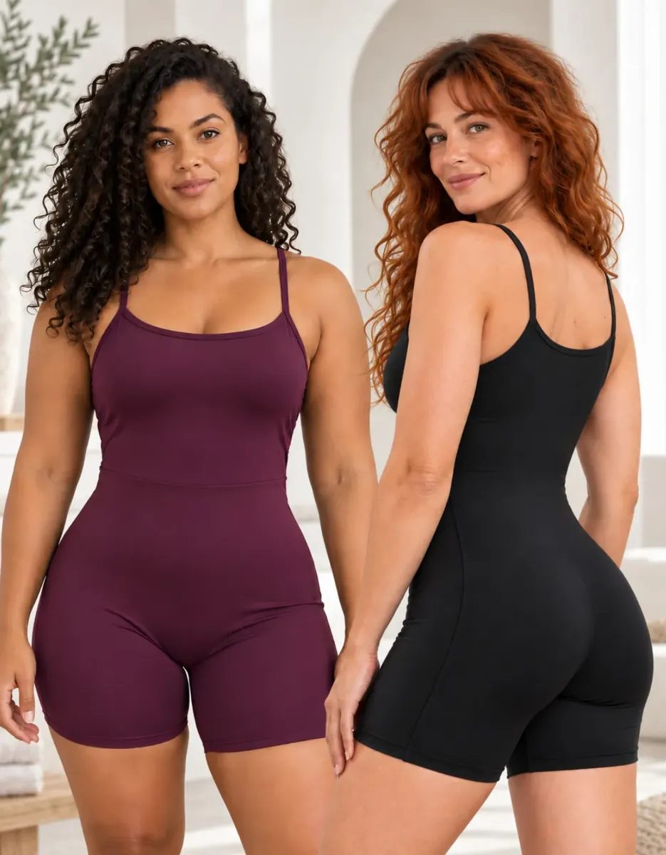 Kit 2 Macaquinho Fitness Feminino