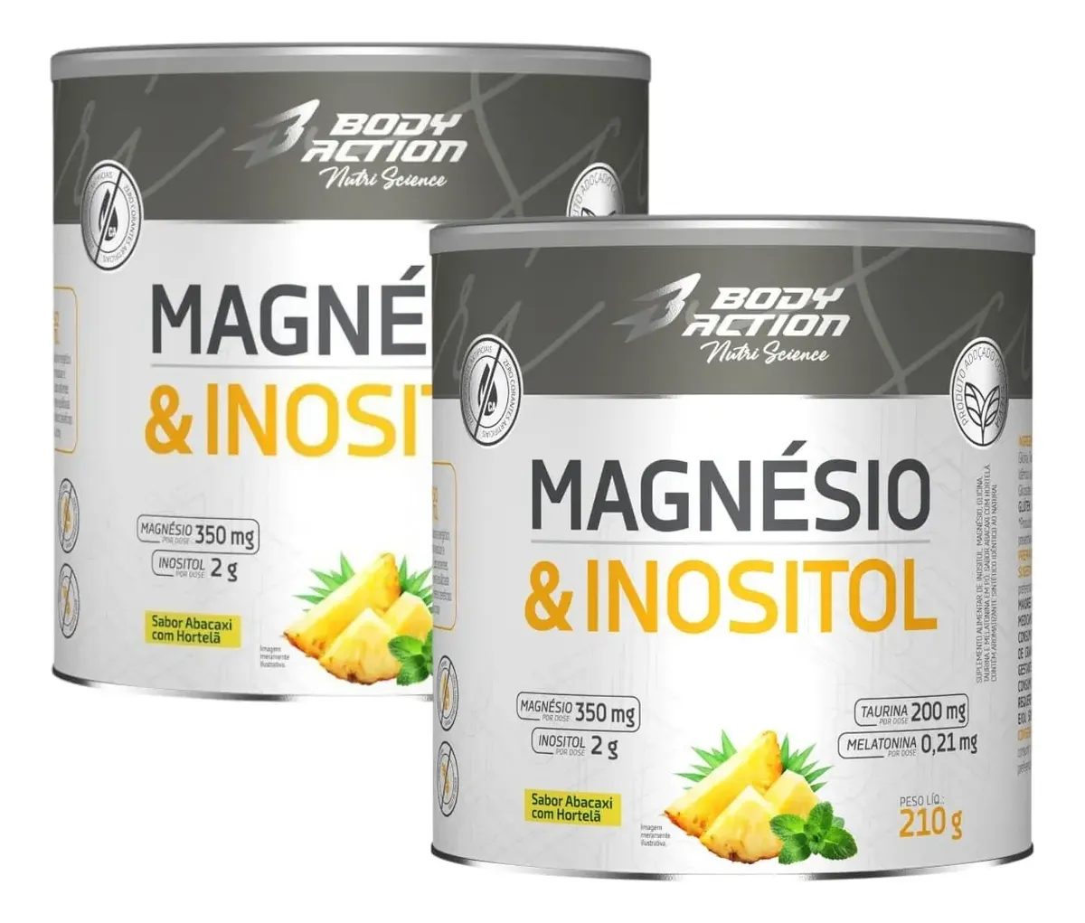 Bodyaction Kit Magnésio Inositol 210g