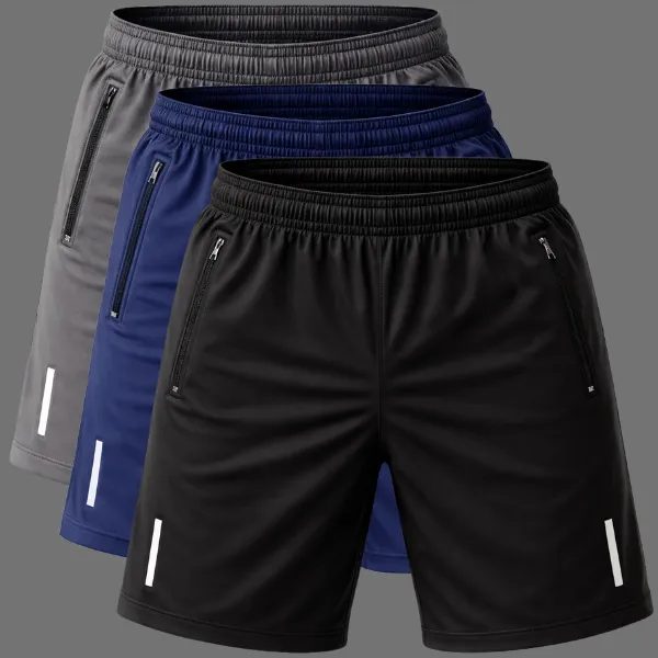 Kit 3 Bermudas Masculinas Poliéster