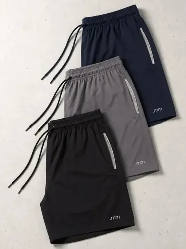 Kit 3 Bermuda Tactel Com Elastano