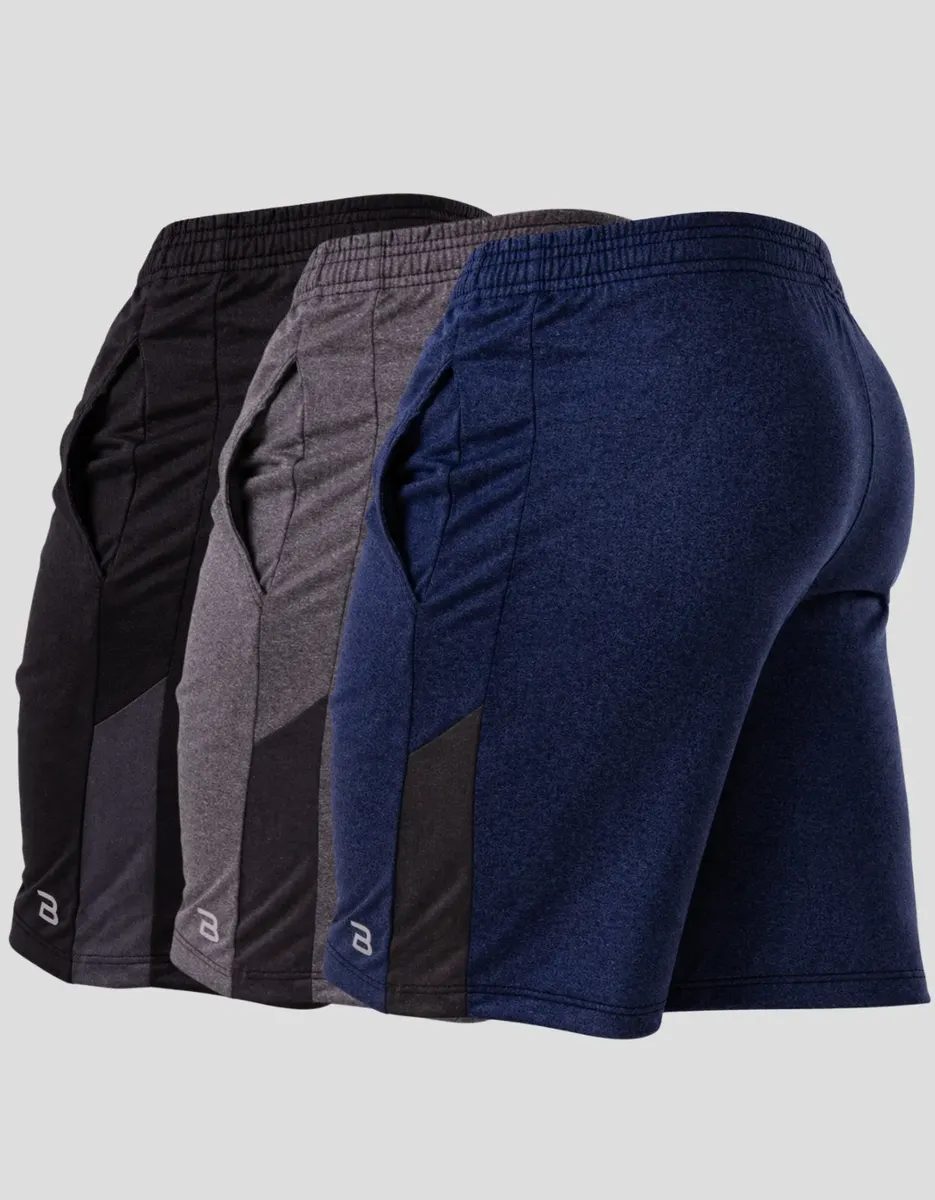Kit 3 Bermudas Dry Fit Treino