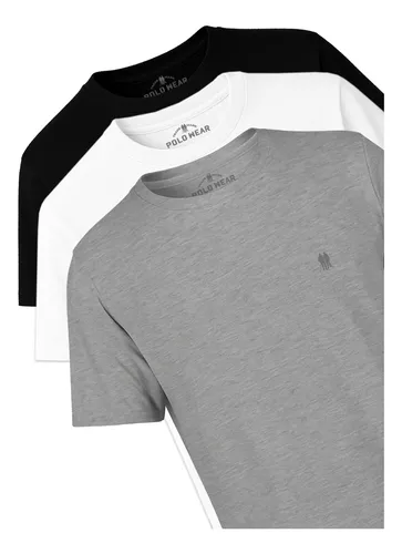 Kit 3 Camisetas Polo Wear Sortido