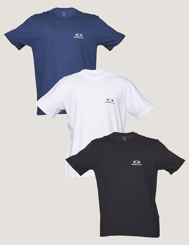 Kit 3 Camisetas Oakley Masculino
