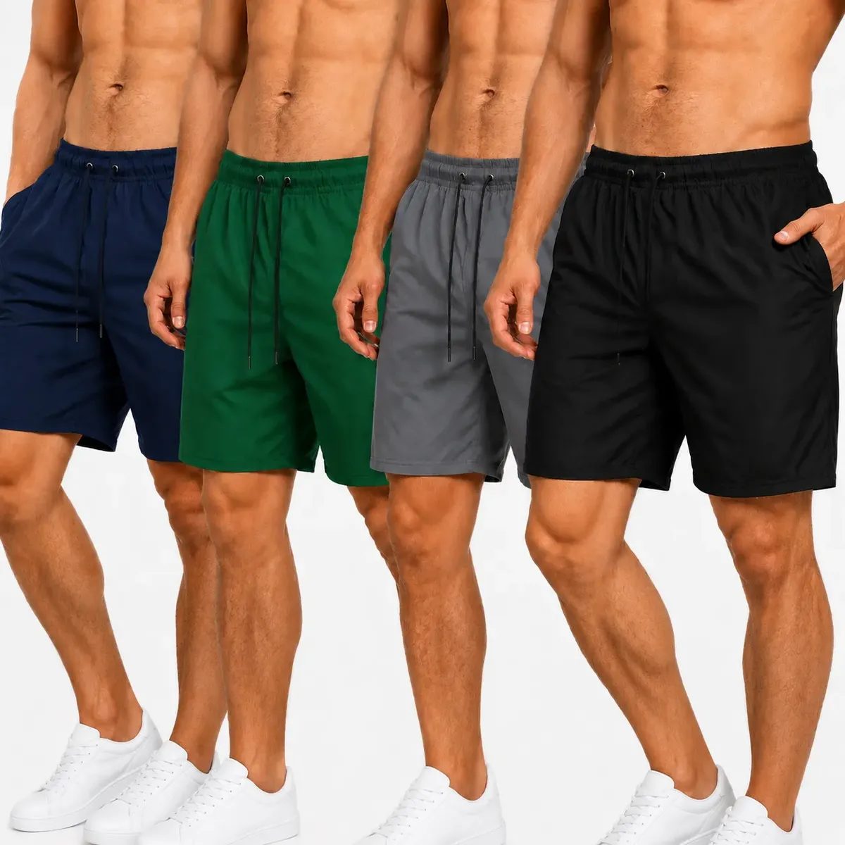 Kit 4 Short Tactel Masculino Bermuda