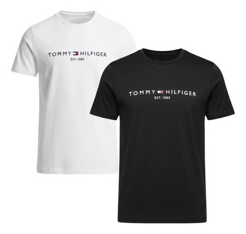 Kit 2 Camisetas Tommy Hilfiger 1985