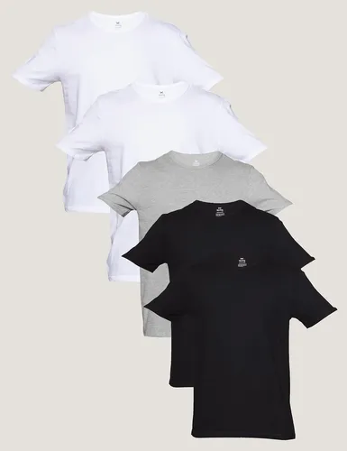 Kit 5 Camisetas Básicas Slim Hering
