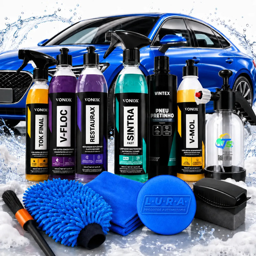 Kit Estética Automotiva com Pulverizador