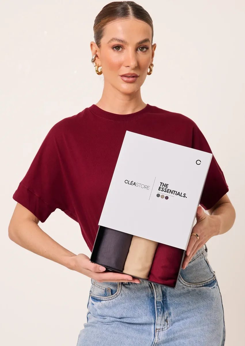 Kit De 3 T-shirts Oversized Intense Cléa Store