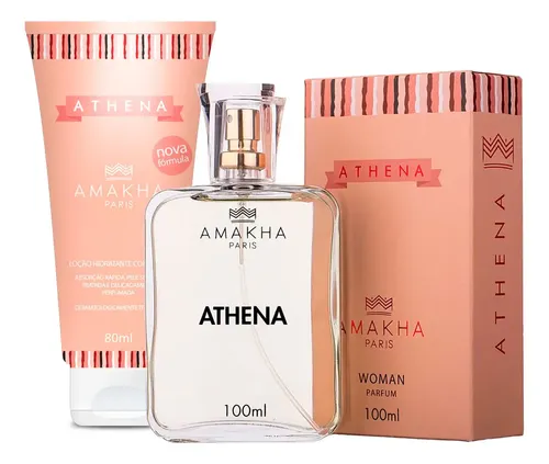 Kit Essencial Athena - Perfume Feminino 100ml + Hidratante