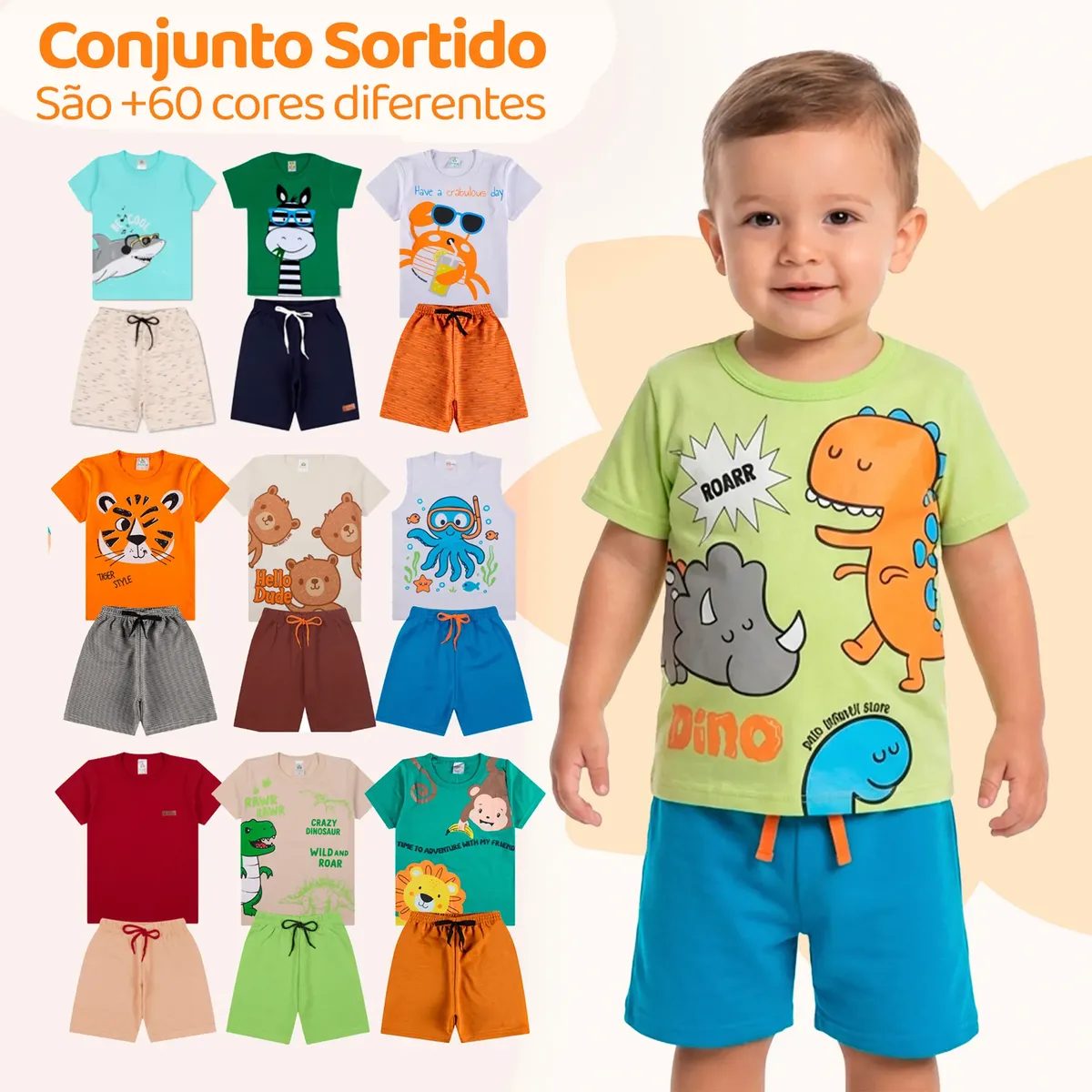 Kit Infantil 10 Peças Menino