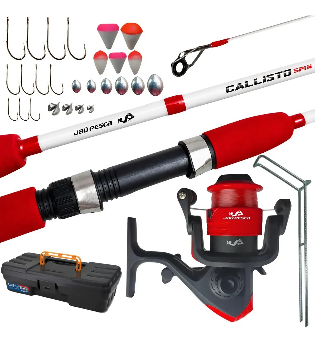 Kit Jaú Pesca Vara e Molinete
