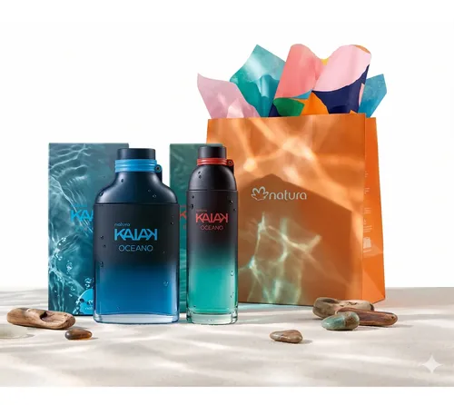 Kit Kaiak Desodorante Colônia Oceano 100ml Feminino + Masculino
