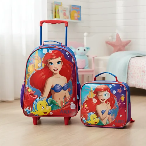 Kit Mochila E Lancheira Ariel R2 Xeryus