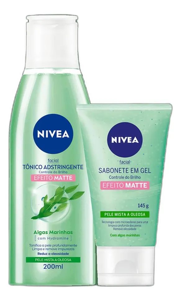 Kit Nivea Controle Do Brilho (2 Produtos) Única