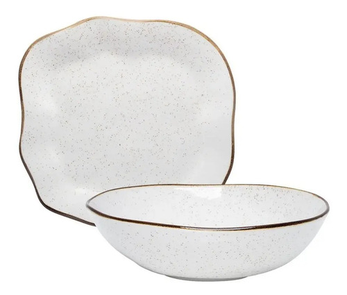 Kit P Servir Travessa E Saladeira Maresia Oxford Baixelas