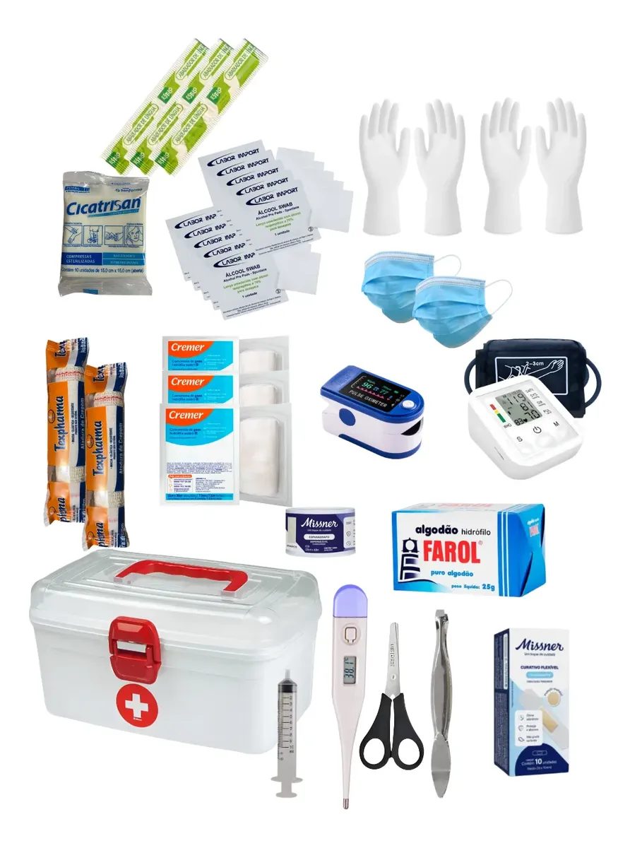 Kit Primeiros Socorros Completo Ultra Swab /condominios C/nf